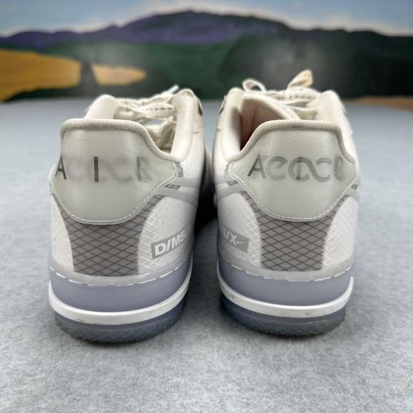 Nike Air Force 1 React QS Gray White Size 10 CQ8879 100 Swoosh Classic - Picture 2 of 13